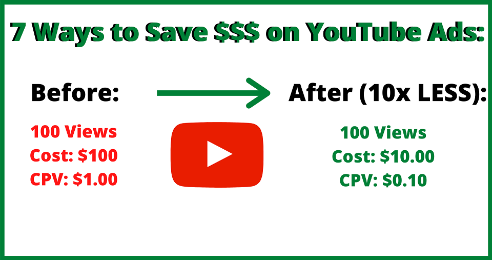 7 ways to lower youtube ad costs