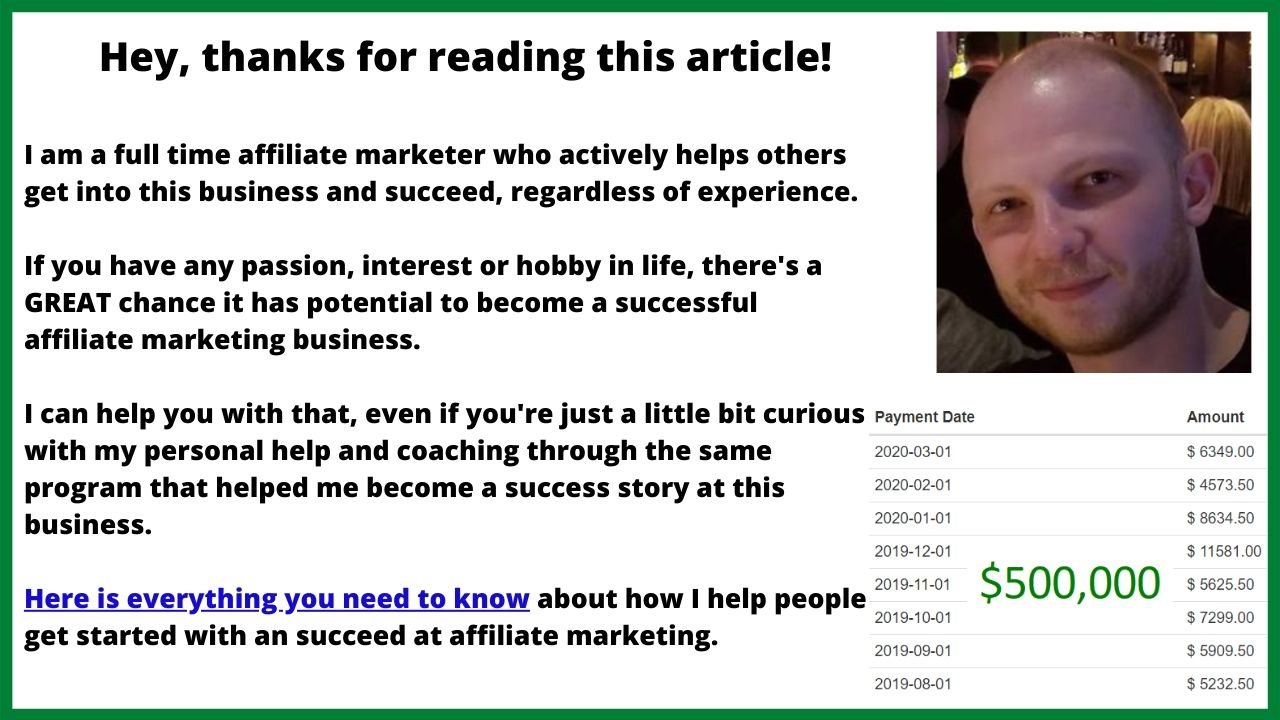 becoming an affiliate marketing success case study