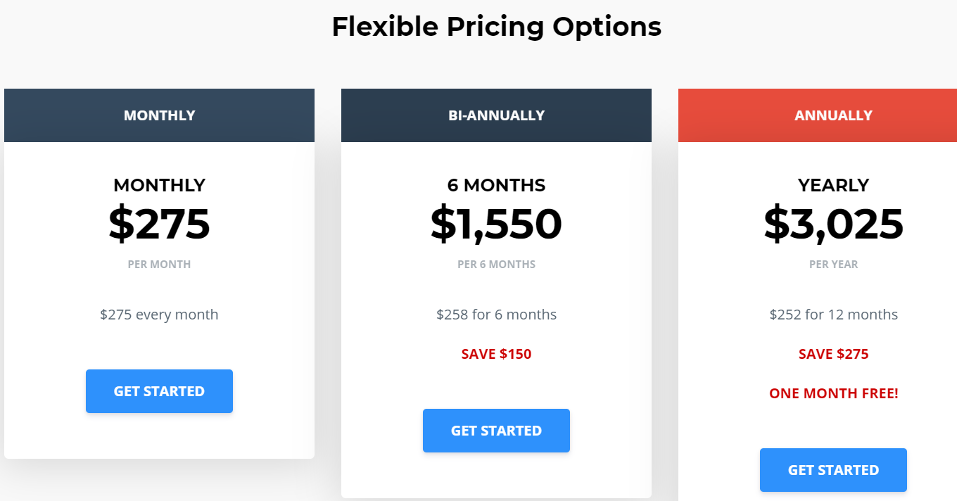 jay affiliate coaching pricing chart