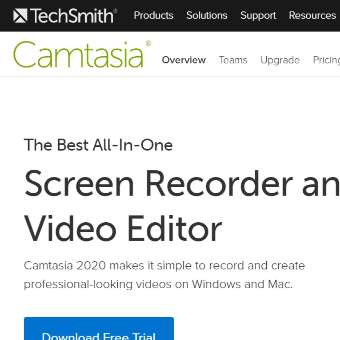 camtasia recording tool