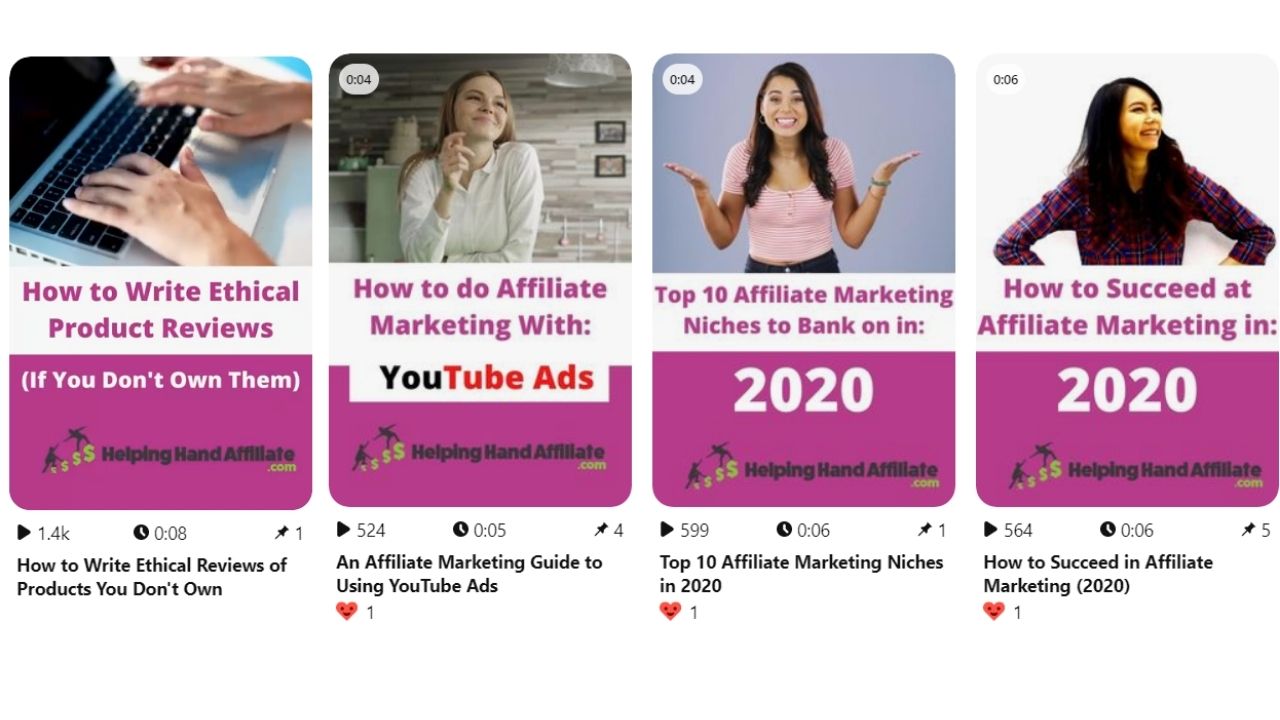 pinterest video pins for affiliate marketing