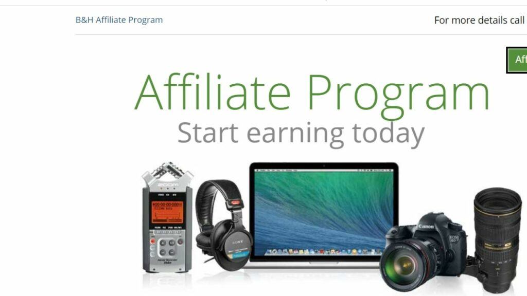 B&H photo drone affiliate program