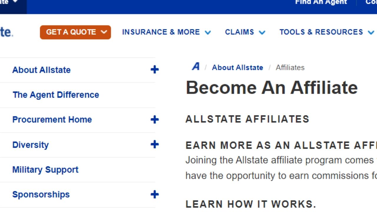 all state car insurance affiliate program