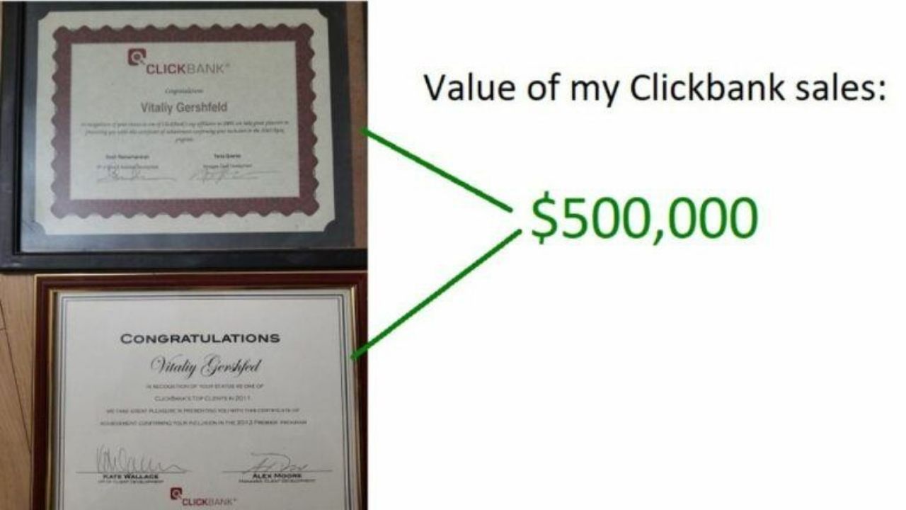 how much money I have made as a clickbank affiliate 08