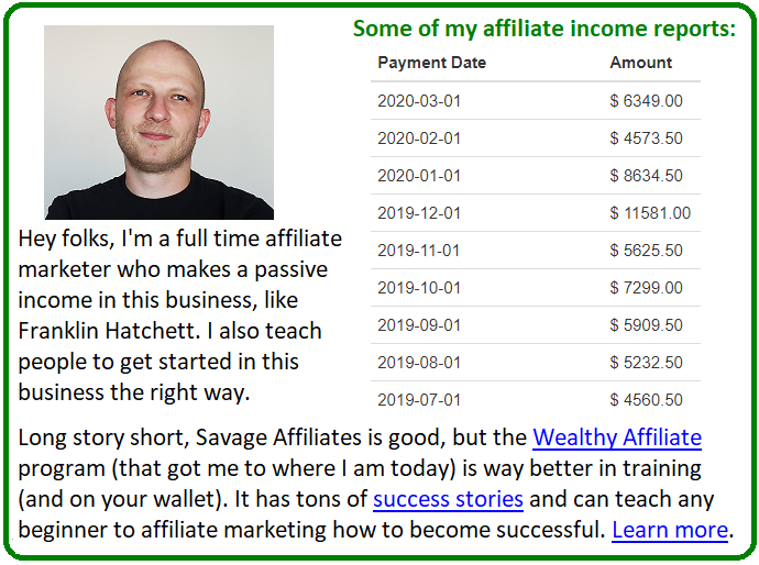 wealthy affiliate vs savage affiliates alternative