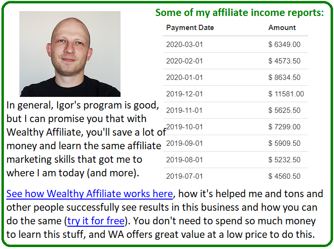 elite affiliate pro vs wealthy affiliate