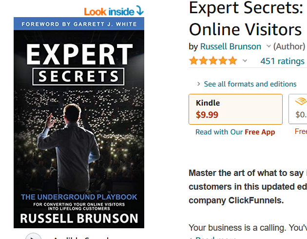 expert secrets review and summary screenshot