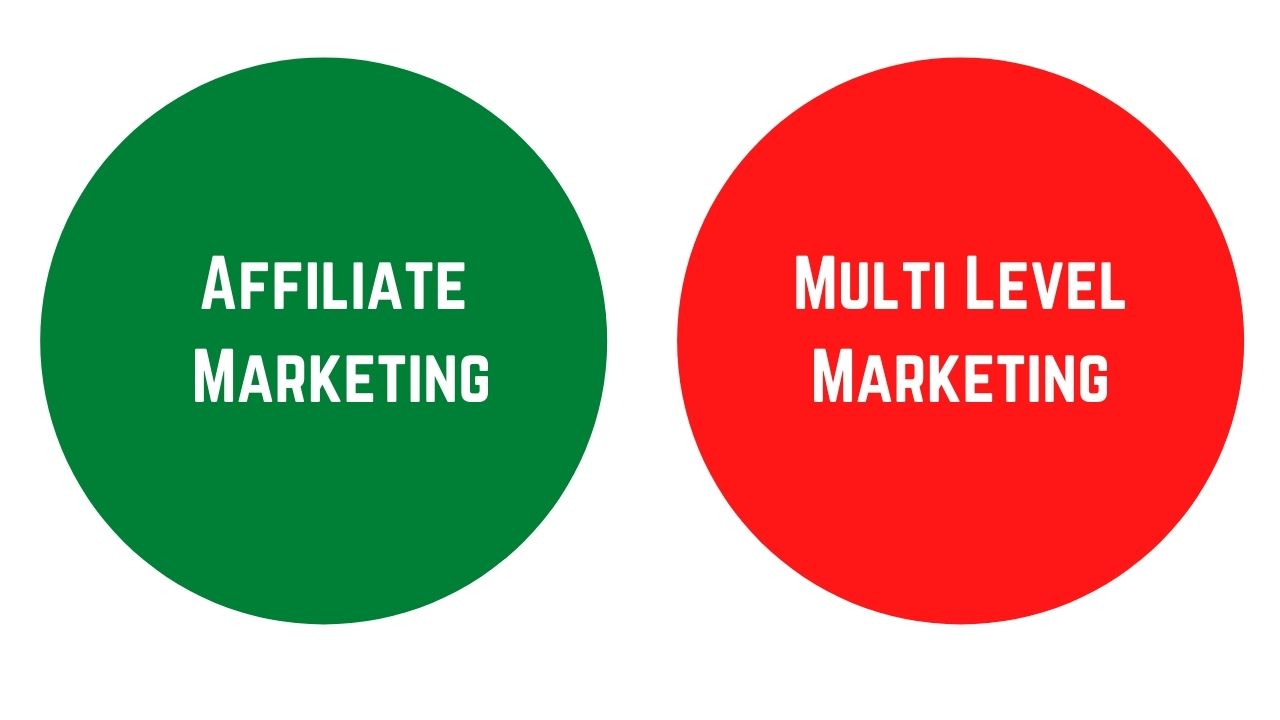 the difference between affiliate marketing and mlm explained