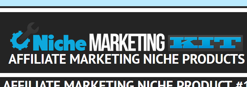 niche marketing kit affiliate marketing offer