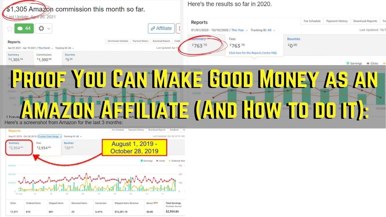 can you make good money as an amazon affiliate