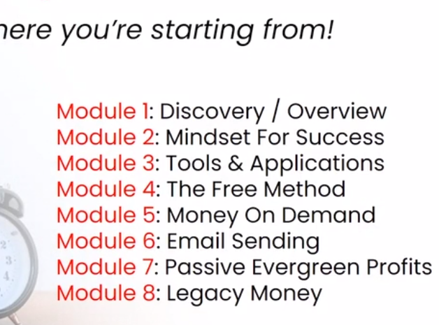 ministry of freedom training modules screenshot