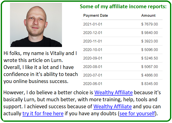 lurn alternative wealthy affiliate