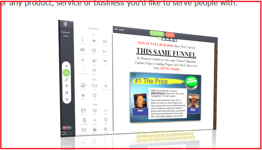 home business academy hba funnel builder screenshot