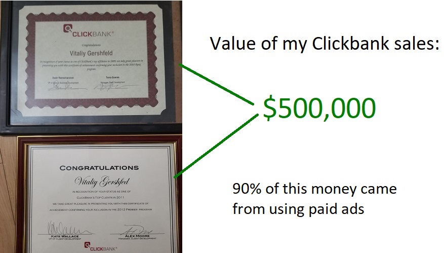 healthy commissions proof of my clickbank success