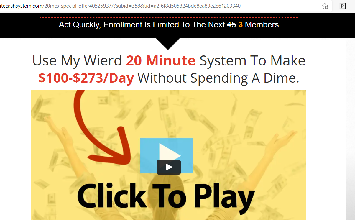 20 minute cash system review