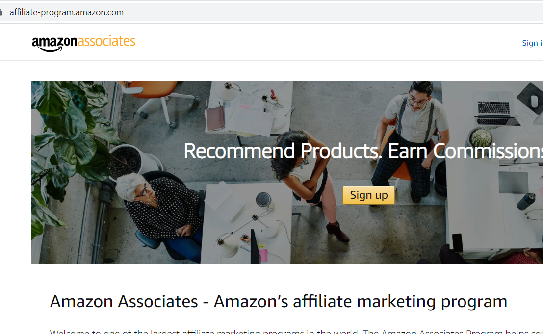 amazon associates outdoor gear affiliate program