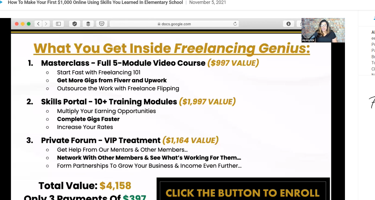 freelancing genius webinar inside look