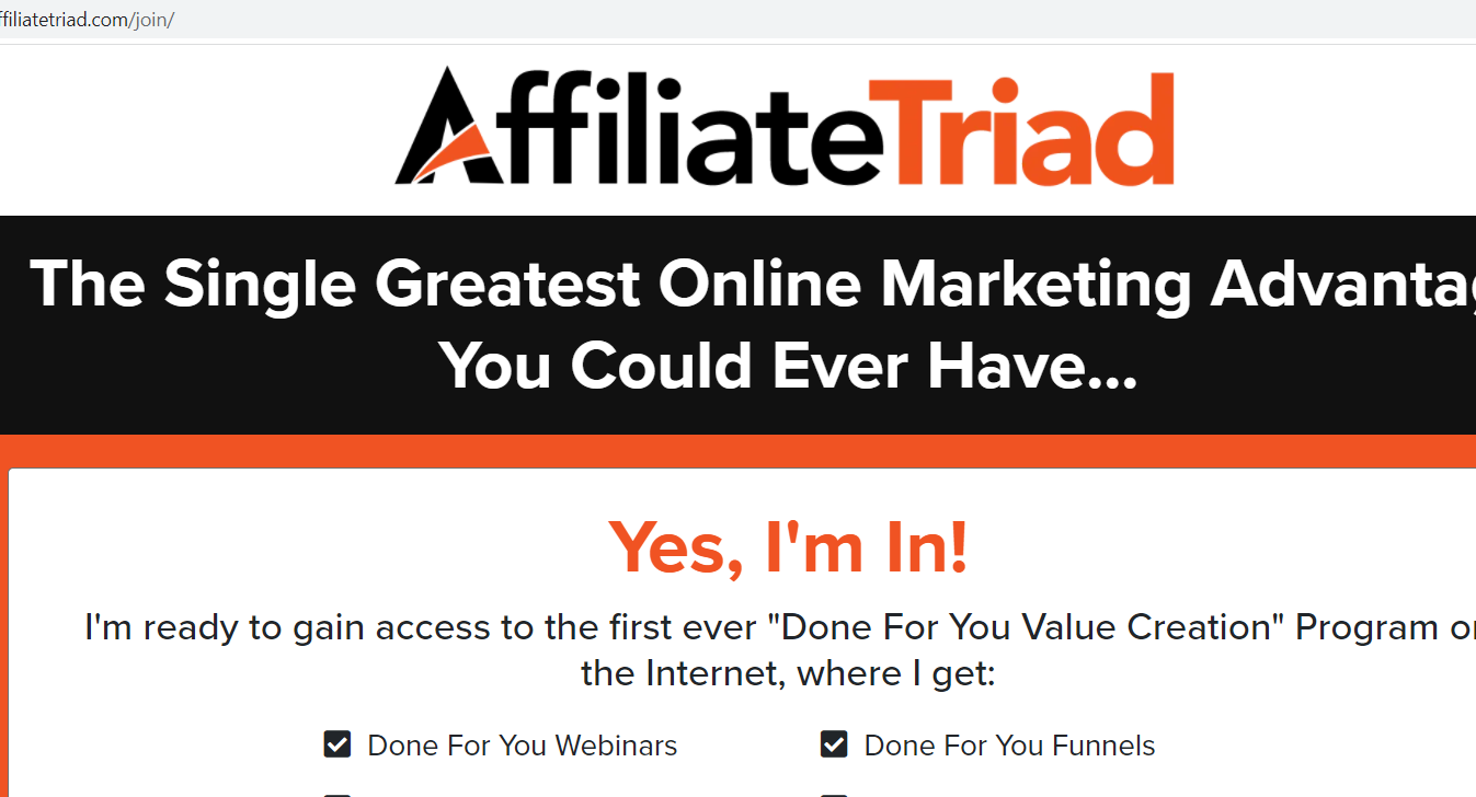 affiliate triad review